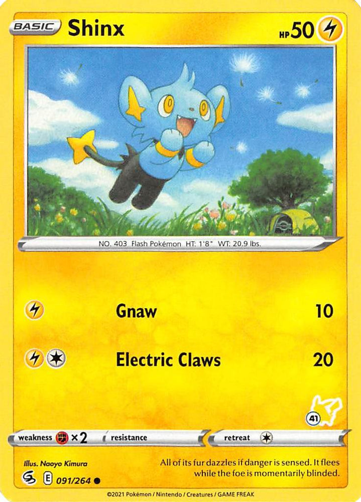 Shinx (091/264) (Tampon Pikachu #41) [Battle Academy 2022] 