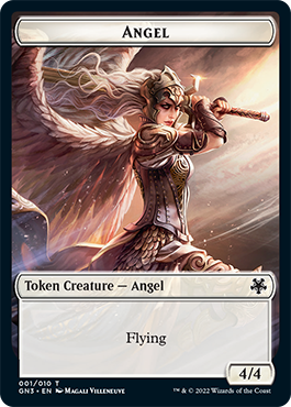 Zombie // Angel Double-Sided Token [Game Night: Free-for-All Tokens]
