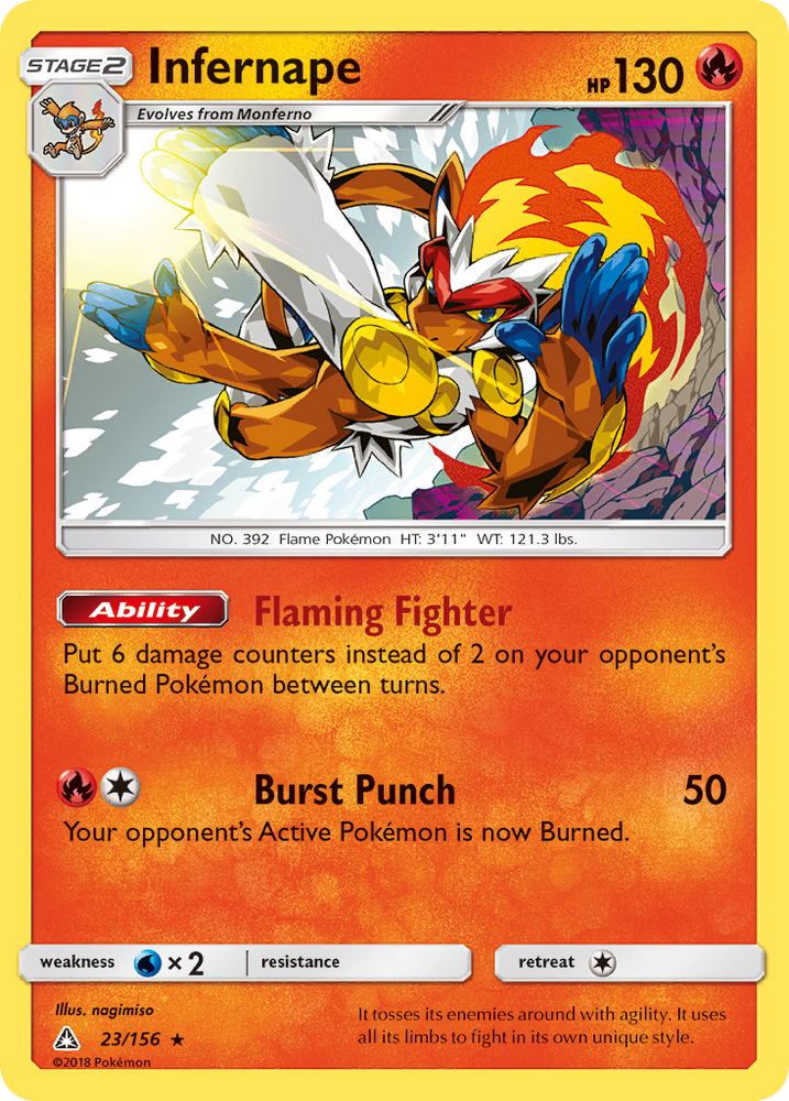 Infernape (23/156) [Sol y Luna: Ultraprisma] 