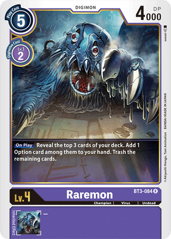 Raremon [BT3-084] [Lanzamiento de refuerzo Ver.1.0] 