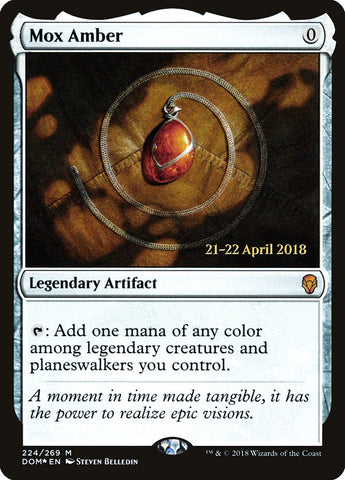 Mox Amber [Promociones de presentación de Dominaria] 