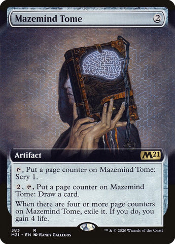 Mazemind Tome (Arte extendido) [Core Set 2021] 