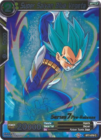 Super Saiyan Blue Vegeta (Assaut des Saiyans) [BT7-076_PR] 