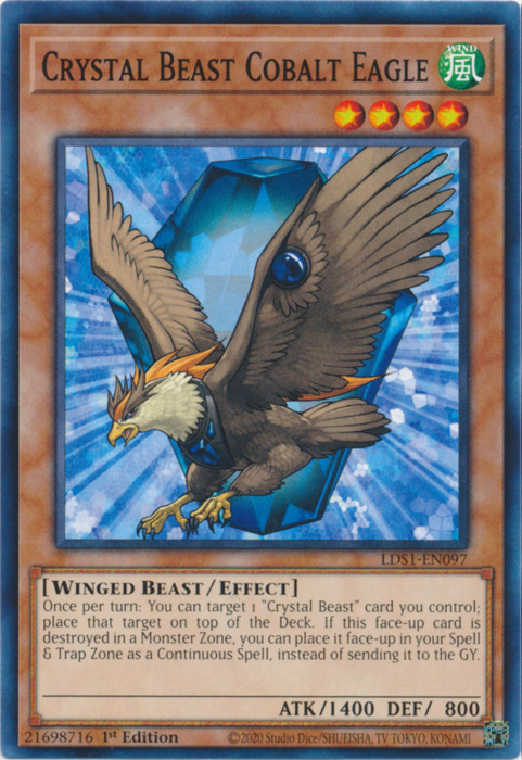 Crystal Beast Aigle Cobalt [LDS1-EN097] Commun 