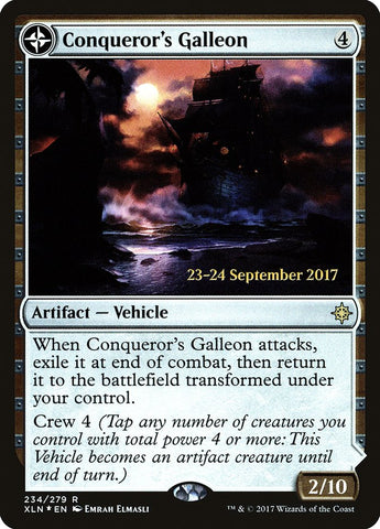 Conqueror's Galleon // Conqueror's Foothold  (Prerelease) [Ixalan Prerelease Promos]