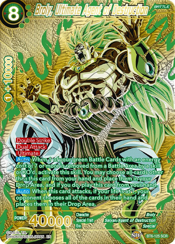 Broly, Ultimate Agent of Destruction (Premium Edition) (BT6-125) [5th Anniversary Set]