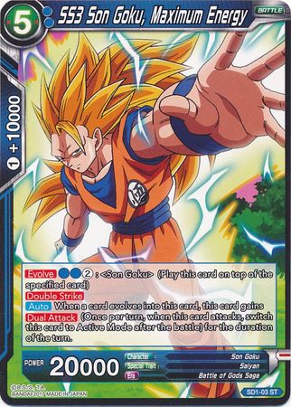 SS3 Son Goku, Energía Máxima (Starter Deck - The Awakening) [SD1-03] 