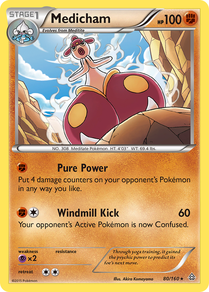 Medicham (80/160) [XY: Choque primigenio] 