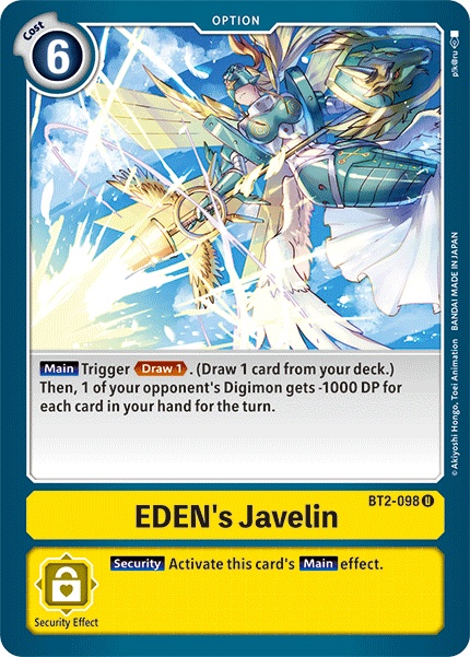 Javelot d'Eden [BT2-098] [Release Booster Ver.1.5] 