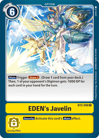 Javelot d'Eden [BT2-098] [Release Booster Ver.1.5] 