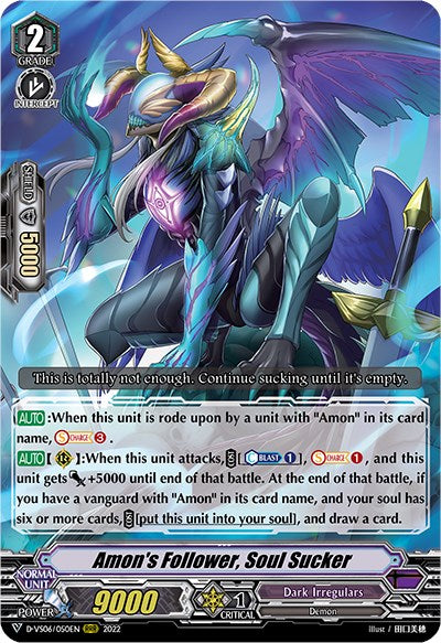 Amon's Follower, Soul Sucker (D-VS06/050EN) [V Clan Collection Vol.6]