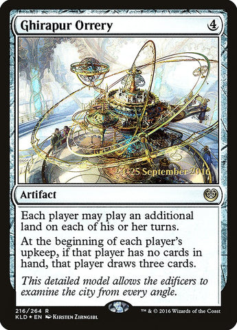 Ghirapur Orrery  (Prerelease) [Kaladesh Prerelease Promos]