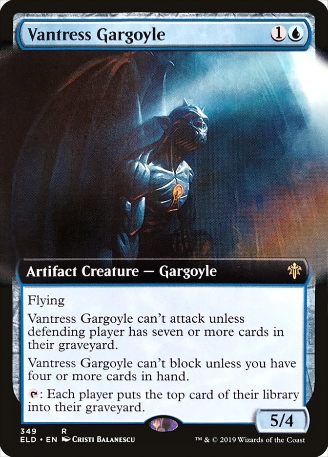 Vantress Gargoyle (Arte ampliado) [Trono de Eldraine] 