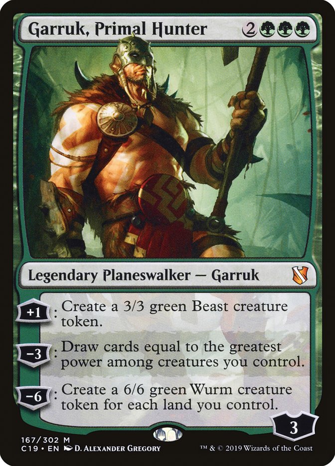Garruk, cazador primigenio [Comandante 2019]
