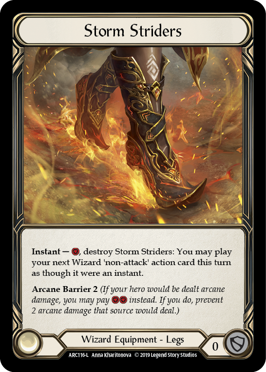 Storm Striders [ARC116-L] 1st Edition Cold Foil