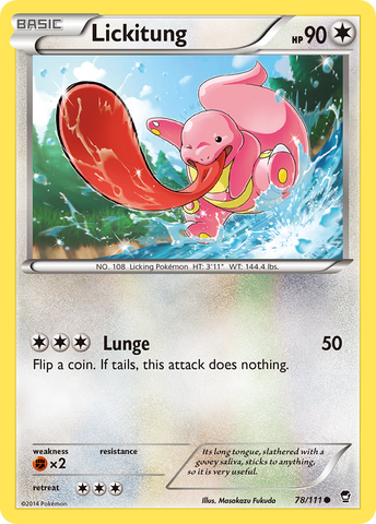 Lickitung (78/111) [XY : Poings furieux] 