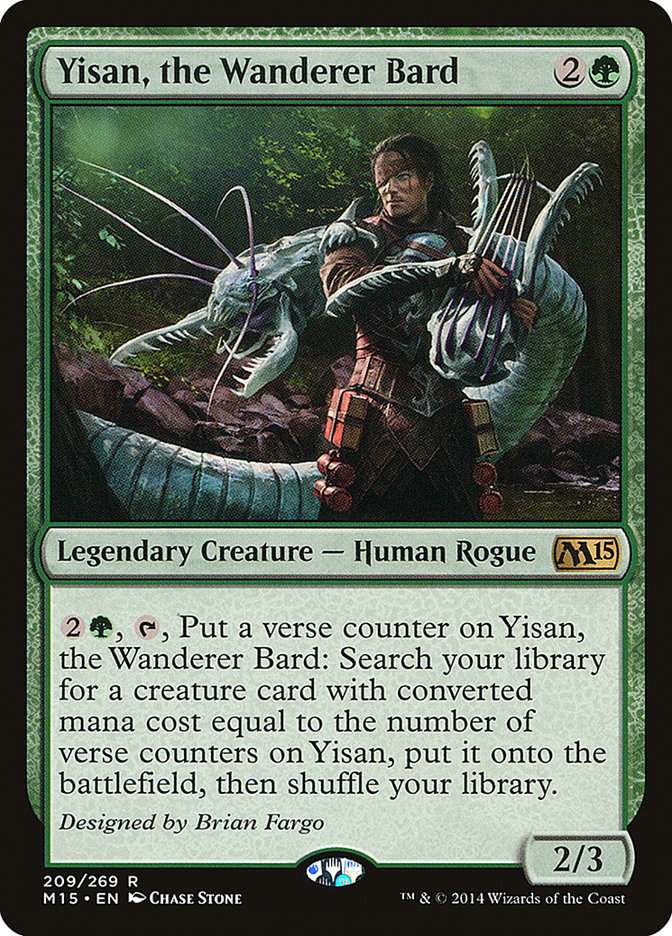 Yisan, le barde vagabond [Magic 2015] 