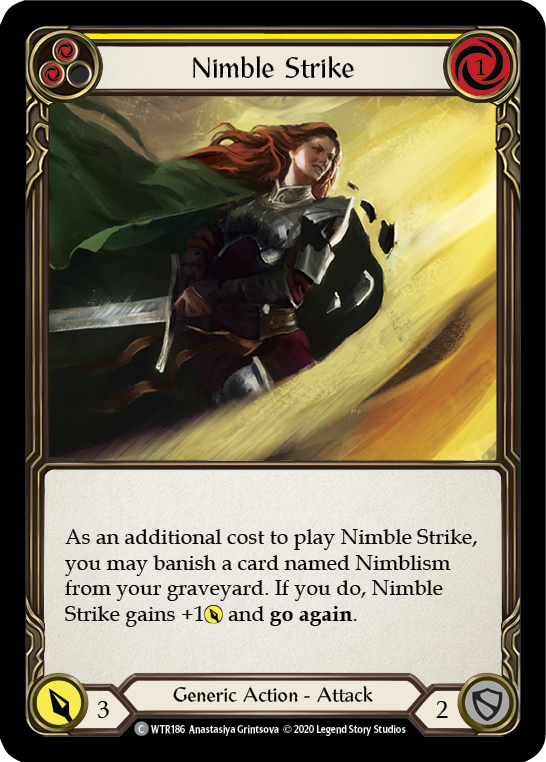 Nimble Strike (Yellow) [U-WTR186] Unlimited Normal