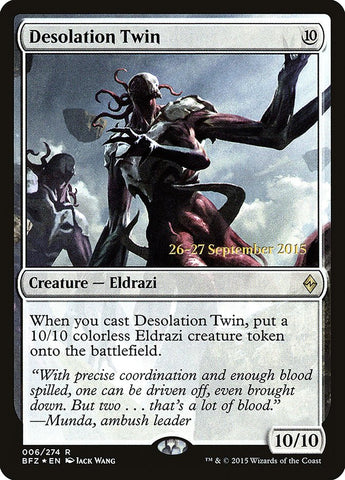 Desolation Twin  (Prerelease) [Battle for Zendikar Prerelease Promos]