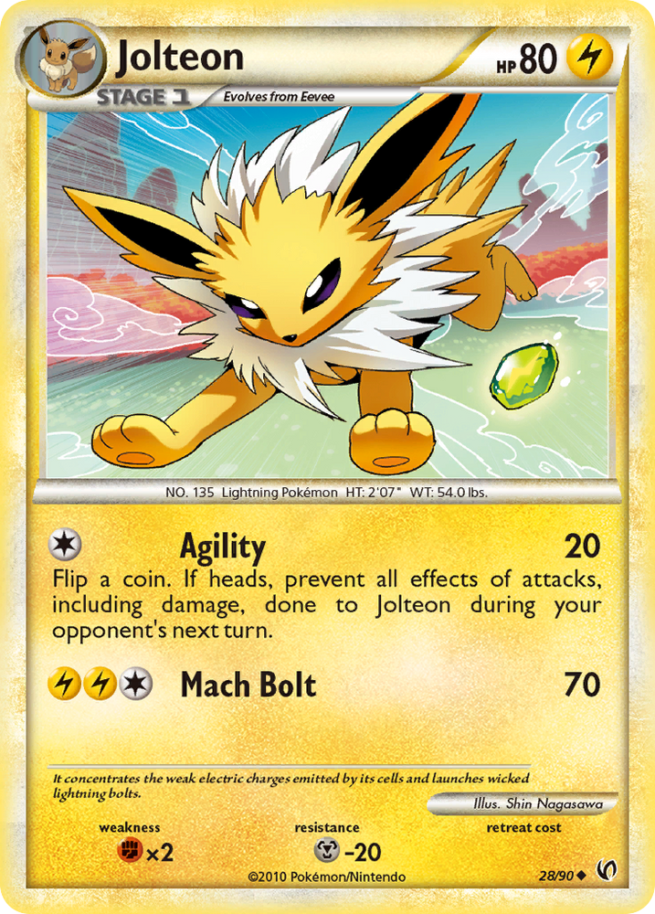 Jolteon (28/90) [HeartGold &amp; SoulSilver: Undaunted] 