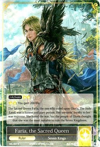 Faria, the Sacred Queen // Faria, the Ruler of God Sword (SKL-007/J) [The Seven Kings of the Lands]