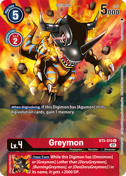 Greymon [BT5-010] (Evento principal) [Promociones de la Batalla de Omni] 
