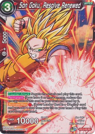 Son Goku, résolution renouvelée [EX13-03] 