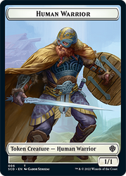 Ficha de doble cara Insect // Human Warrior [Barajas de Starter Commander] 