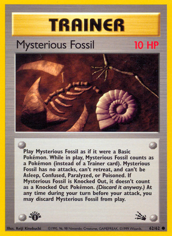Fósil misterioso (62/62) [Fósil 1.ª edición] 