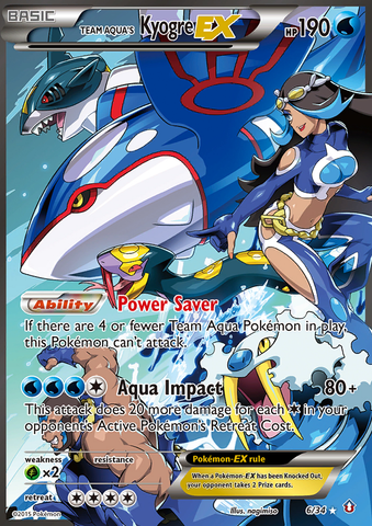 Kyogre EX del equipo Aqua (6/34) [XY: Doble crisis] 