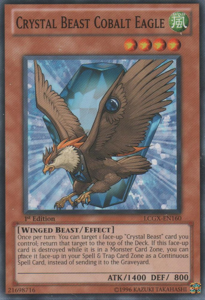 Crystal Beast Cobalt Eagle [LCGX-EN160] Común 