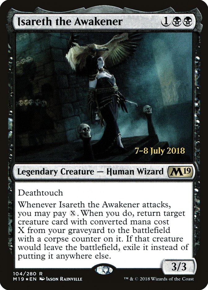 Isareth the Awakener  (Prerelease) [Core Set 2019 Prerelease Promos]