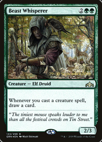 Beast Whisperer  (Prerelease) [Guilds of Ravnica Prerelease Promos]