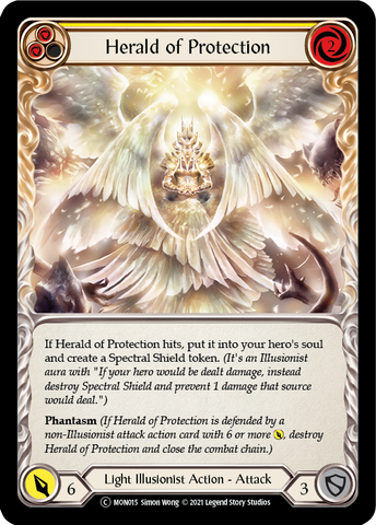 Herald of Protection (Yellow) [U-MON015] Unlimited Normal