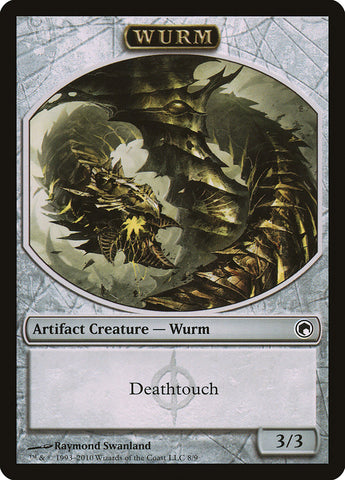 Wurm (Deathtouch) [Cicatrices de fichas de Mirrodin] 