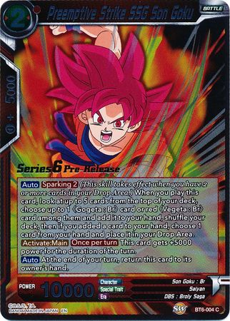 Frappe préventive SSG Son Goku (Destroyer Kings) [BT6-004_PR] 