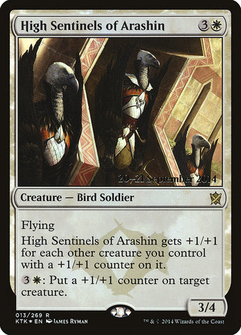 High Sentinels of Arashin  (Prerelease) [Khans of Tarkir Prerelease Promos]