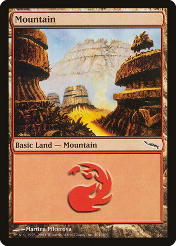 Mountain (#301) [Mirrodin]