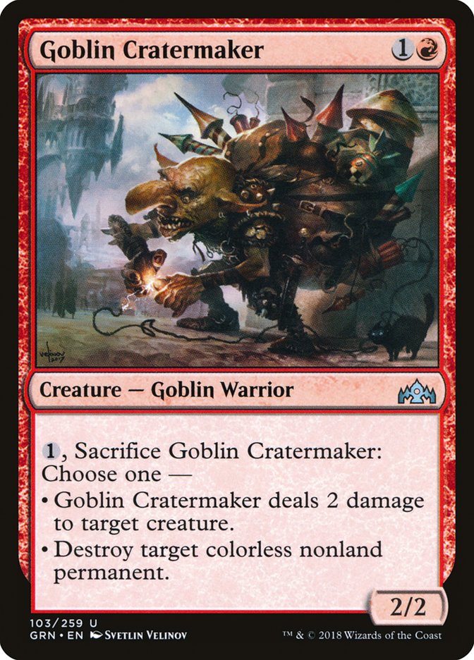 Goblin Cratermaker [Gremios de Ravnica] 