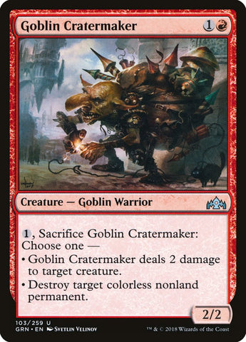 Goblin Cratermaker [Gremios de Ravnica] 