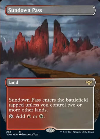 Paso del atardecer (sin bordes) [Innistrad: Crimson Vow] 