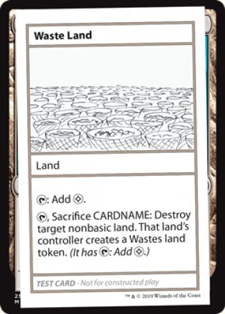 Waste Land (Édition 2021) [Mystery Booster Playtest Cards] 