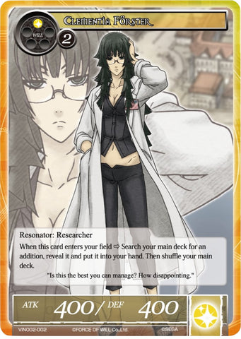 Clementia Forster (VIN002-002) [Vingolf 2: Valkyria Chronicles]