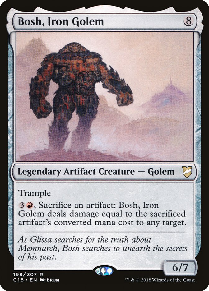 Bosh, Golem de Hierro [Comandante 2018] 