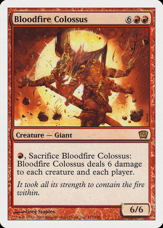 Bloodfire Colossus [Neuvième édition] 