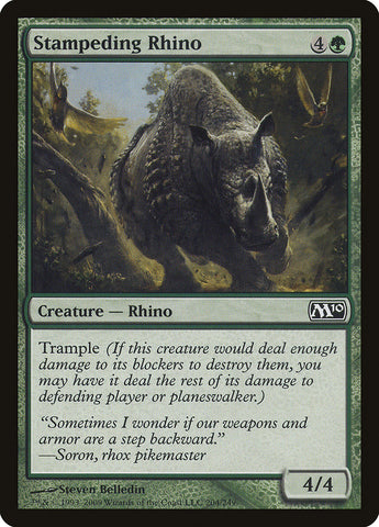 Rinoceronte en estampida [Magic 2010] 