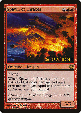 Spawn of Thraxes  (Prerelease) [Journey into Nyx Prerelease Promos]