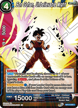 Son Gohan, Unbelievable Might (Common) [BT13-038]