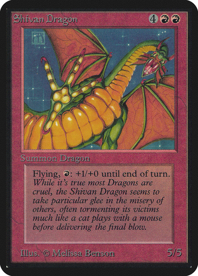 Dragón Shivan [Edición limitada alfa] 