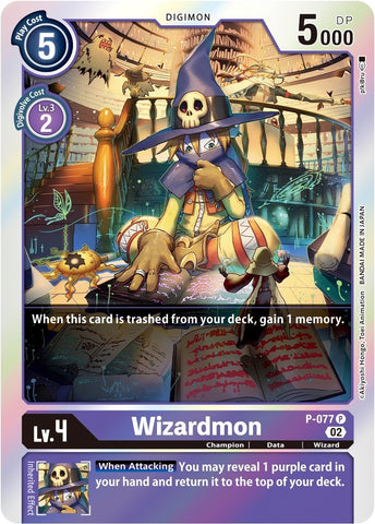 Wizardmon [P-077] (Alternate Art) [Starter Deck: Beelzemon Advanced Deck Set]